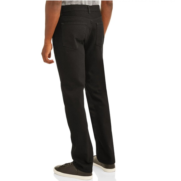 George Men's and Big Men's 100% Cotton Regular Fit Jeans size 38 X 30 Black - Picture 2 of 13